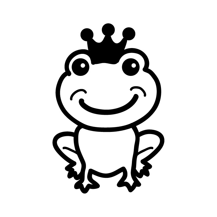Stemplino Mini - Frog with Krone - B017