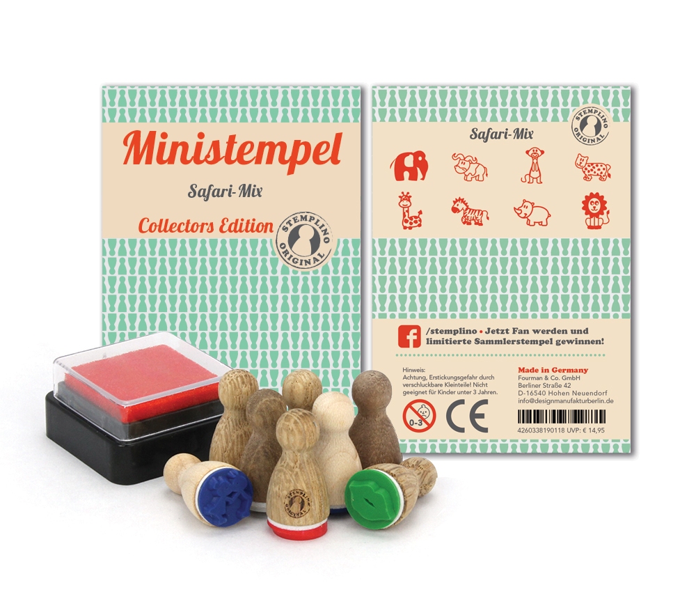 Stemplino Mini - Safari-Mix - 4260338190118