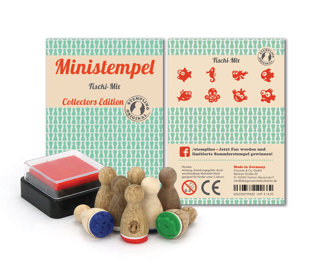 Stemplino Mini - Fischi-Mix - 4260338190682