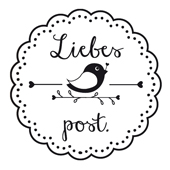 Woodies Textstempel &quot;Liebespost&quot; (v1) - W-04002