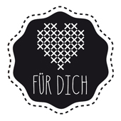 Woodies Textstempel &quot;F&#252;r Dich&quot; - W-04004