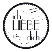 Woodies Textstempel &quot;ich liebe Dich&quot; (v1) - W-04005