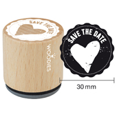 Woodies Textstempel &quot;Save the date&quot; (v2) - W-03007