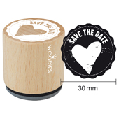 Woodies Textstempel &quot;Save the date&quot; (v2) - W-03007