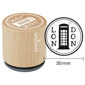 Woodies Textstempel &quot;Telephone Box&quot; - WE-9006