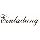 Text Stempel &quot;Einladung&quot; - D-8080