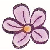 Text Stempel &quot;Kleinen Blume&quot; - A-725