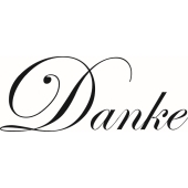 Text Stempel &quot;Danke&quot; - E-5429