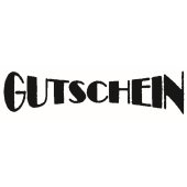 Text Stempel &quot;Gutschein&quot; - E-9095