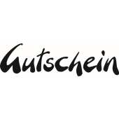 Text Stempel &quot;Gutschein&quot; - F-5335