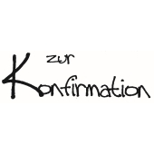 Text Stempel &quot;Zur Konfirmation&quot; - E-709