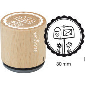 Woodies Motivestempel - Briefkasten - W-16008