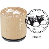 Woodies Motivestempel - Babyschuhe - W-20007