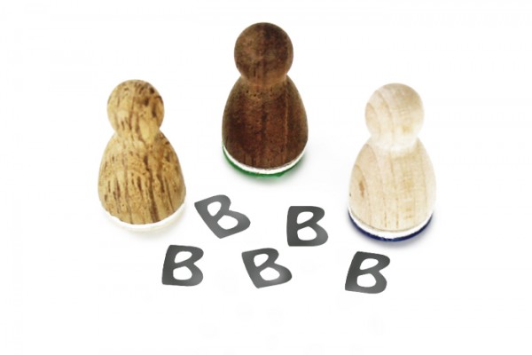 Stemplino Ministempel Buchstabe B - BU02