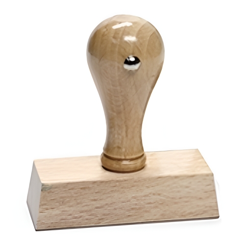 Holzstempel - 130 mm, 2 Zeilen