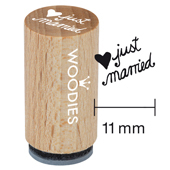 Mini Woodies - just married with a heart - WM-0306