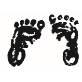 Baby footprints - B-1022