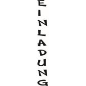 Text Stempel &quot;Einladung&quot; - F-9091