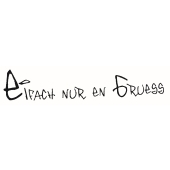 Text Stamp &quot;Eifach nur en Gruess&quot; - E-5423