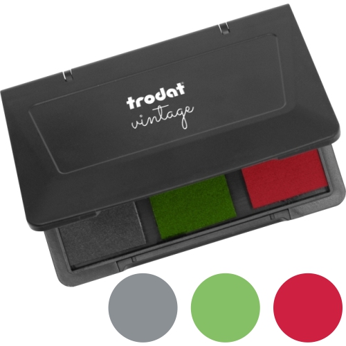 Trodat Vintage Accessories - 3-colored ink pad - &quot;Selbstgemachtes&quot;