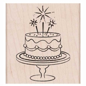 Stamp birthday cake - K-6131