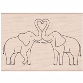 Elephants pair - H-6273