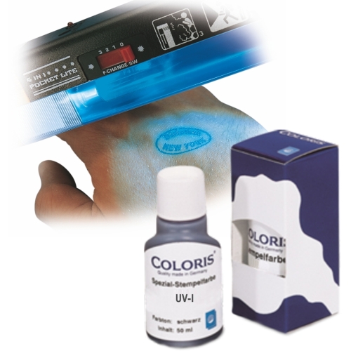 Special stamp ink UV ultraviolet - 50ml (COLORIS UV-I)