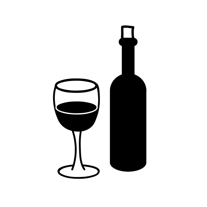 Stemplino Mini - Verre &#224; vin avec bouteille - B016