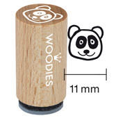 Timbre Mini Woodies - Panda - WM-0209
