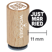 Timbre Mini Woodies - Vient de se marier - WM-0307