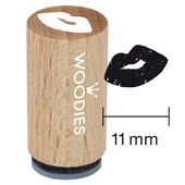 Timbre Mini Woodies - bouche embrassable - WM-0403