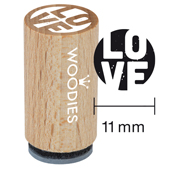 Timbre Mini Woodies - LOVE - WM-0405