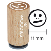 Timbre Mini Woodies - Smiley MEDIUM - WM-0508