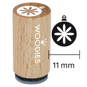 Timbre Mini Woodies - Boule de No&#235;l - WM-0708