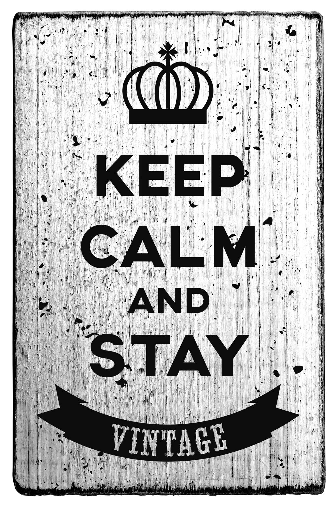Vintage - Keep calm and stay - V-01004