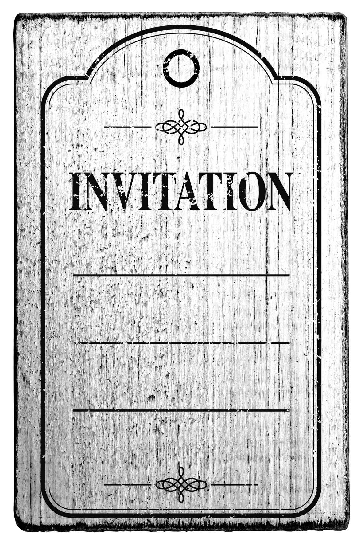 Vintage - Invitation (Rahmen) - V-01018