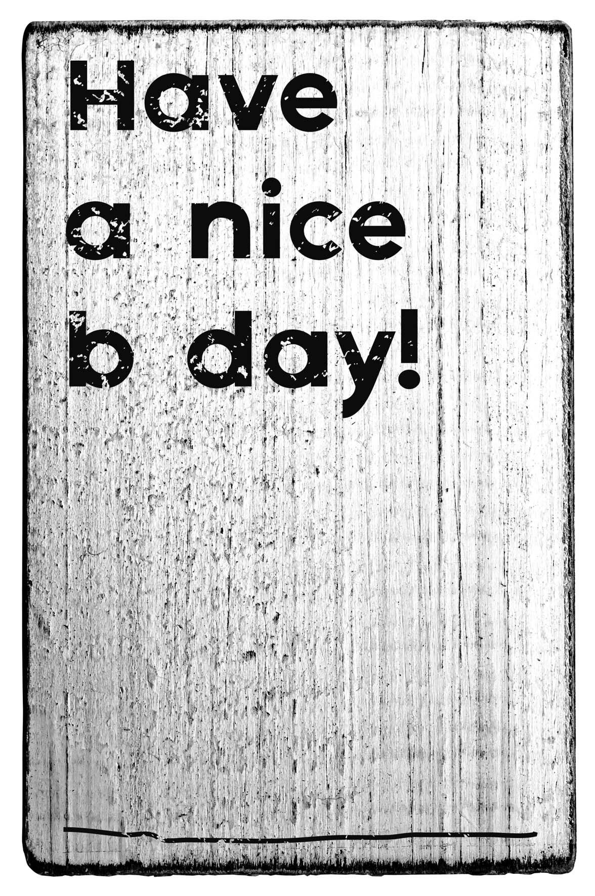 Vintage - Have a nice b day - V-01039