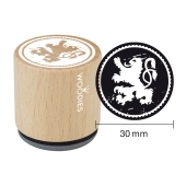 Timbre de texte Woodies &quot;Bavarian Lion&quot; - W-11008