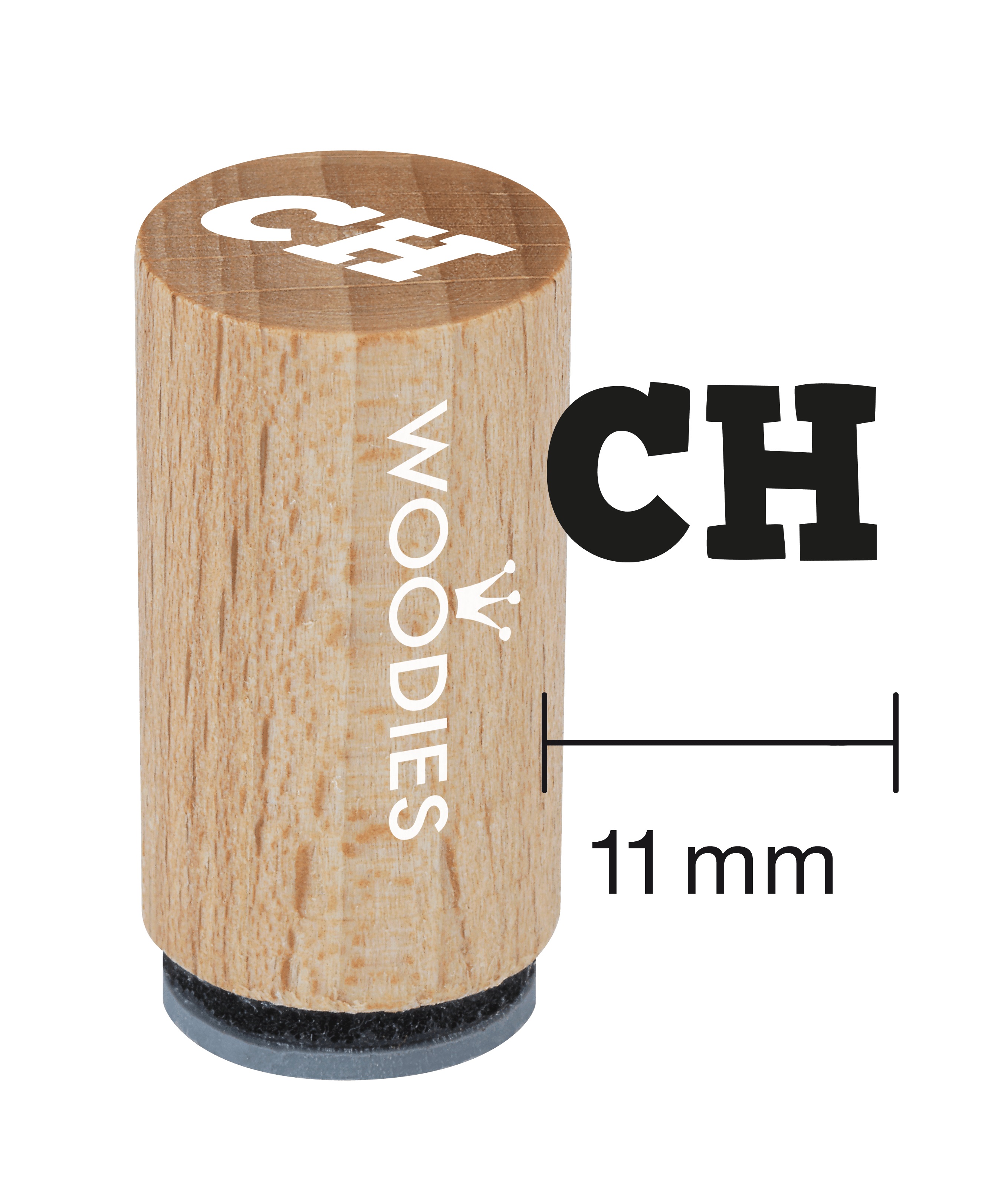 Timbre Mini Woodies - CH - WM-1001