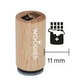 Timbre Mini Woodies - Chocolat - WM-1003