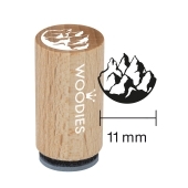 Timbre Mini Woodies - Montagnes - WM-1008