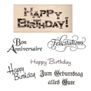 Timbres de motif Anniversaire