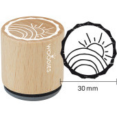 Timbre motif Woodies - Soleil - W-24005