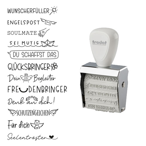 Trodat Creative Mini Courrier des Anges Set allemand