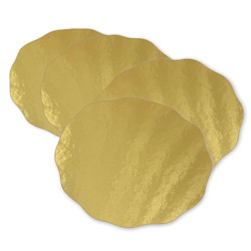 Étiquette à sceller « Rosette » dorée