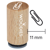 Timbro Mini Woodies - Fermaglio per carta - WM-0104