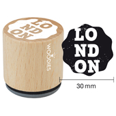 Timbro di testo Woodies &quot;London&quot; - WE-9008