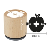 Timbro di testo Woodies &quot;Woodies apple with arrow&quot; - WZ-1006