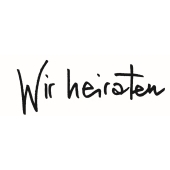  Timbro di testo &quot;Wir heiraten&quot; - E-5418