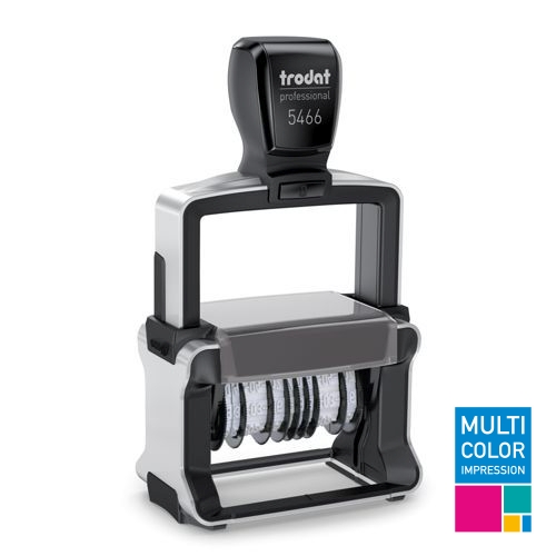 Trodat Professional 4.0 5466/PL Multicolore - Doppio Datario